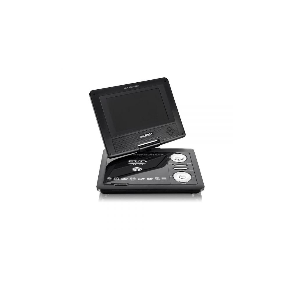 Dvd Portatil 7 AU710 Multilaser - Preto