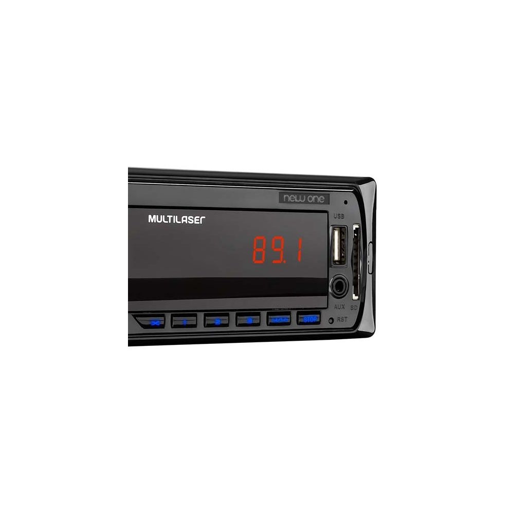 Som Automotivo New One P3318 FM MP3 USB SD - Multilaser