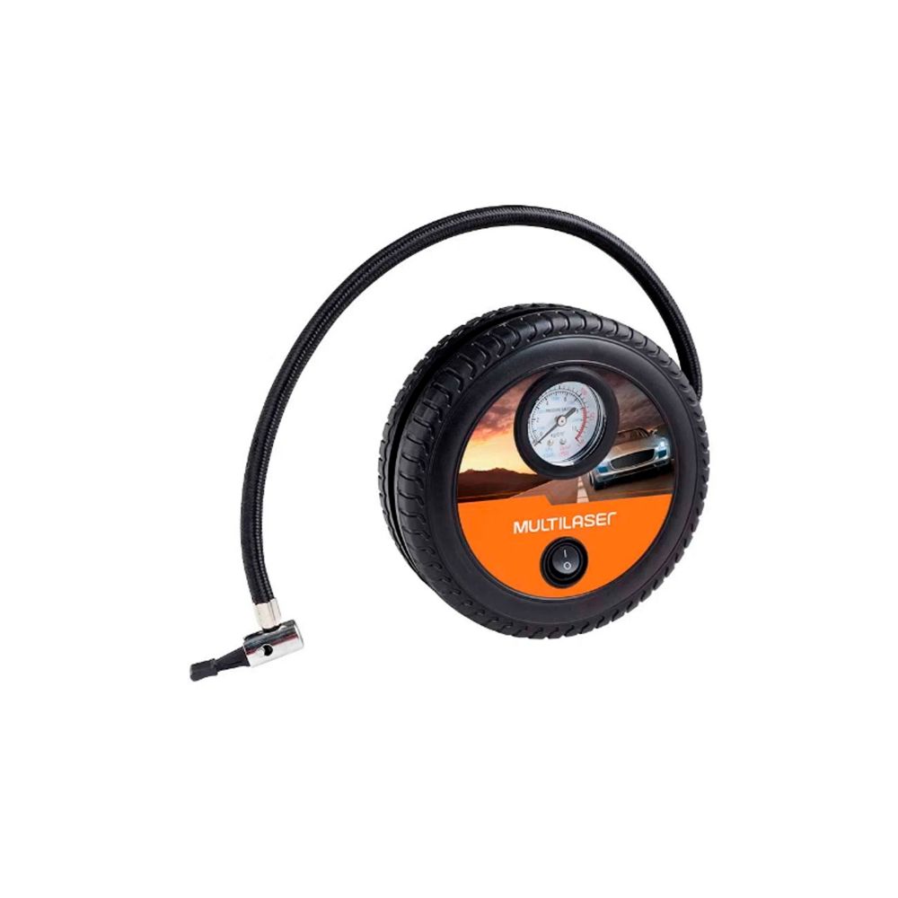 Compressor de Ar 12v AU615 3 Bicos - Multilaser 
