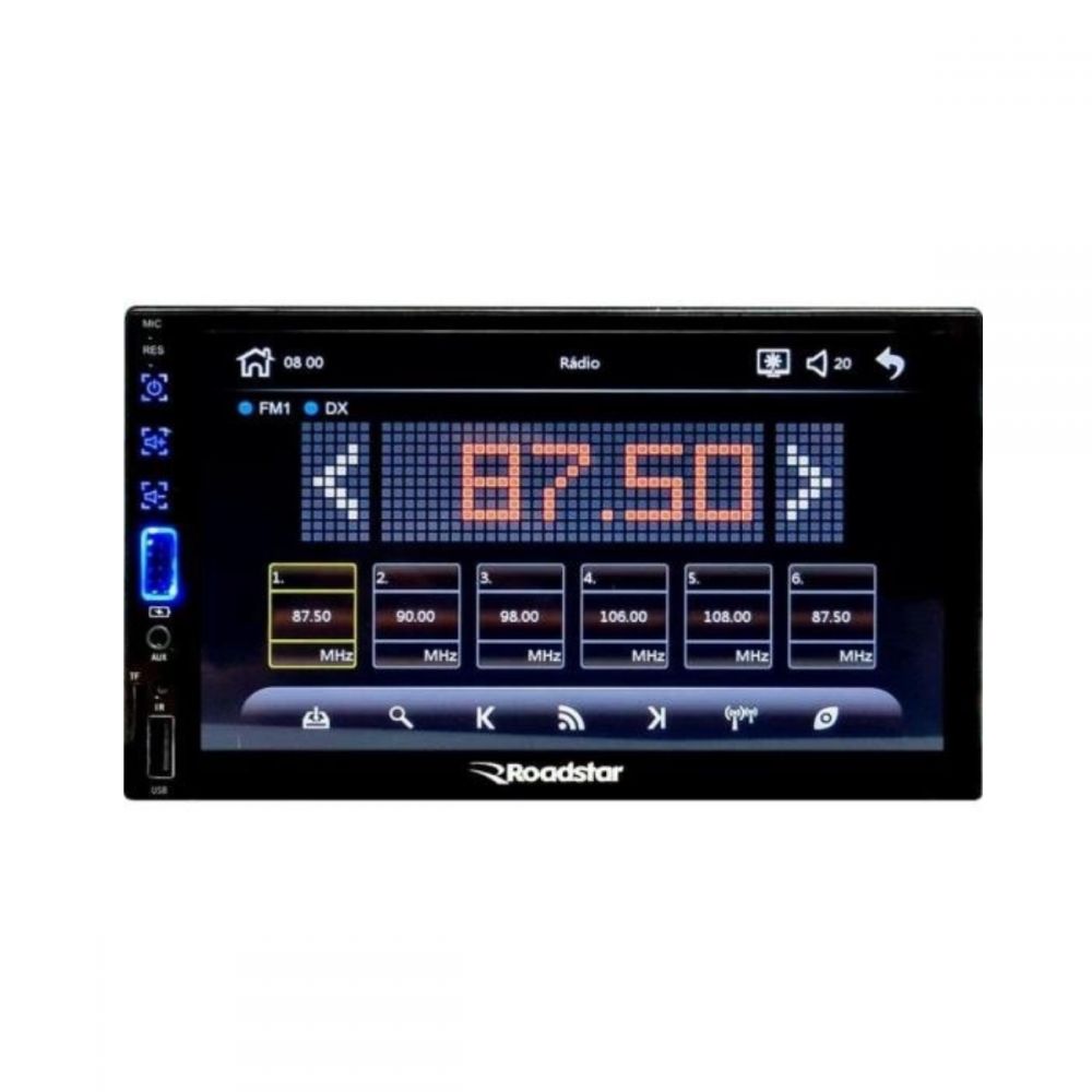Multimídia Mp5/Usb/Sd Rs506br - Roadstar