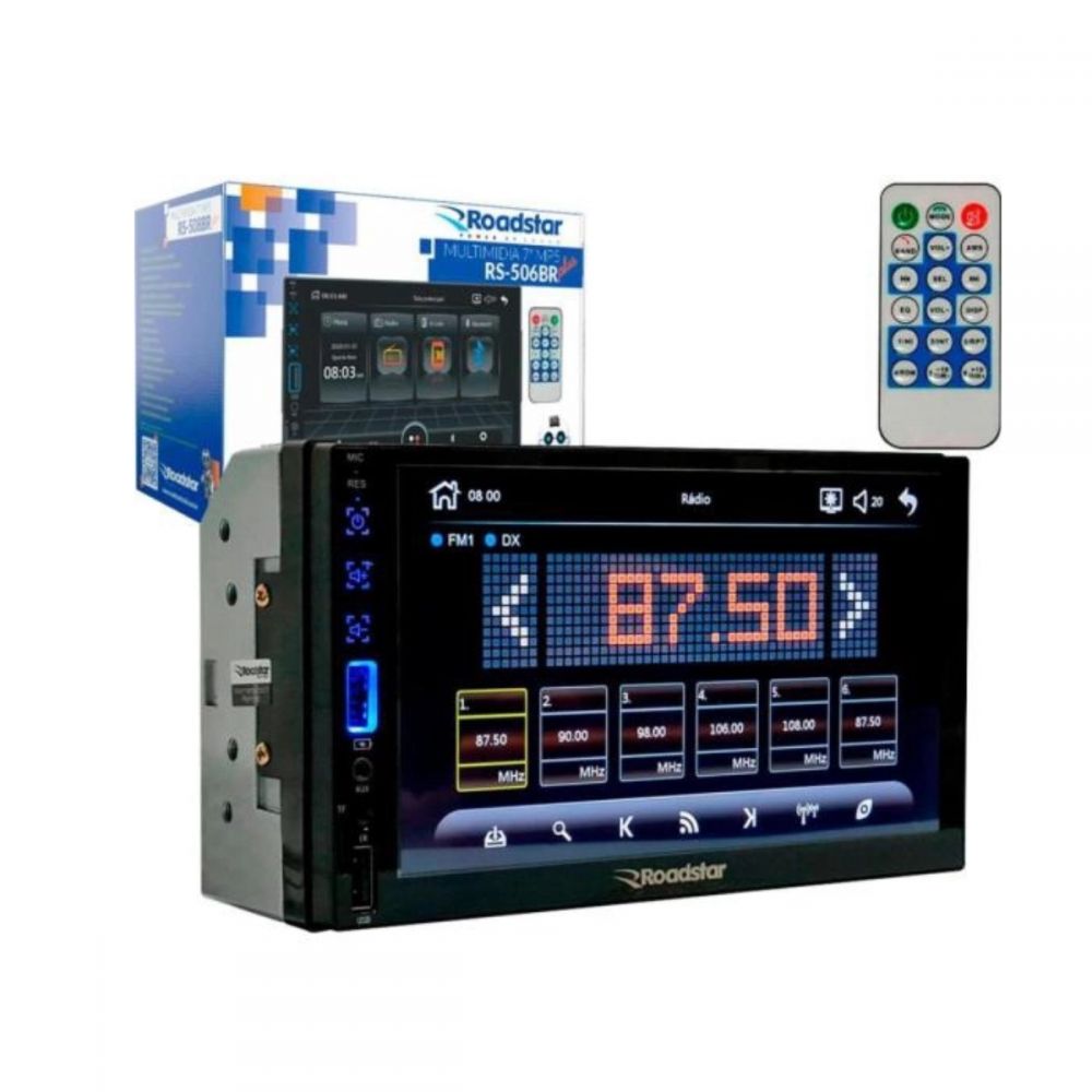 Multimídia Mp5/Usb/Sd Rs506br - Roadstar
