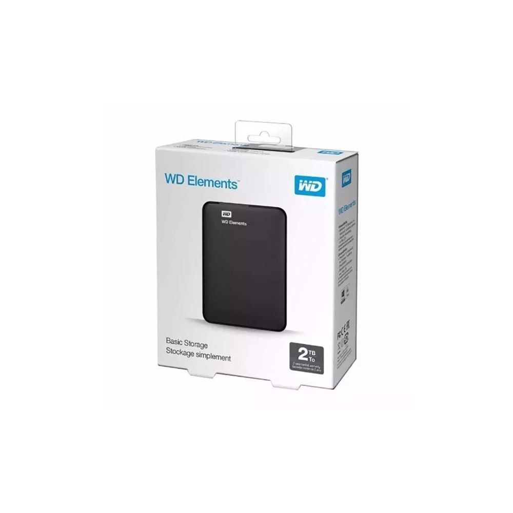 HD Externo Portátil 2TB USB 3.0 WDBU6Y0020BBK-0 -  WD