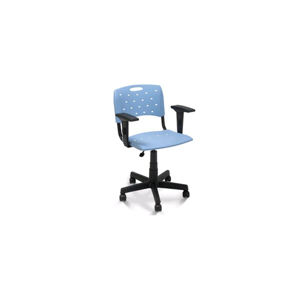 Cadeira Giratória Secretária Viva 35004 Braço SL Preta - Cavaletti