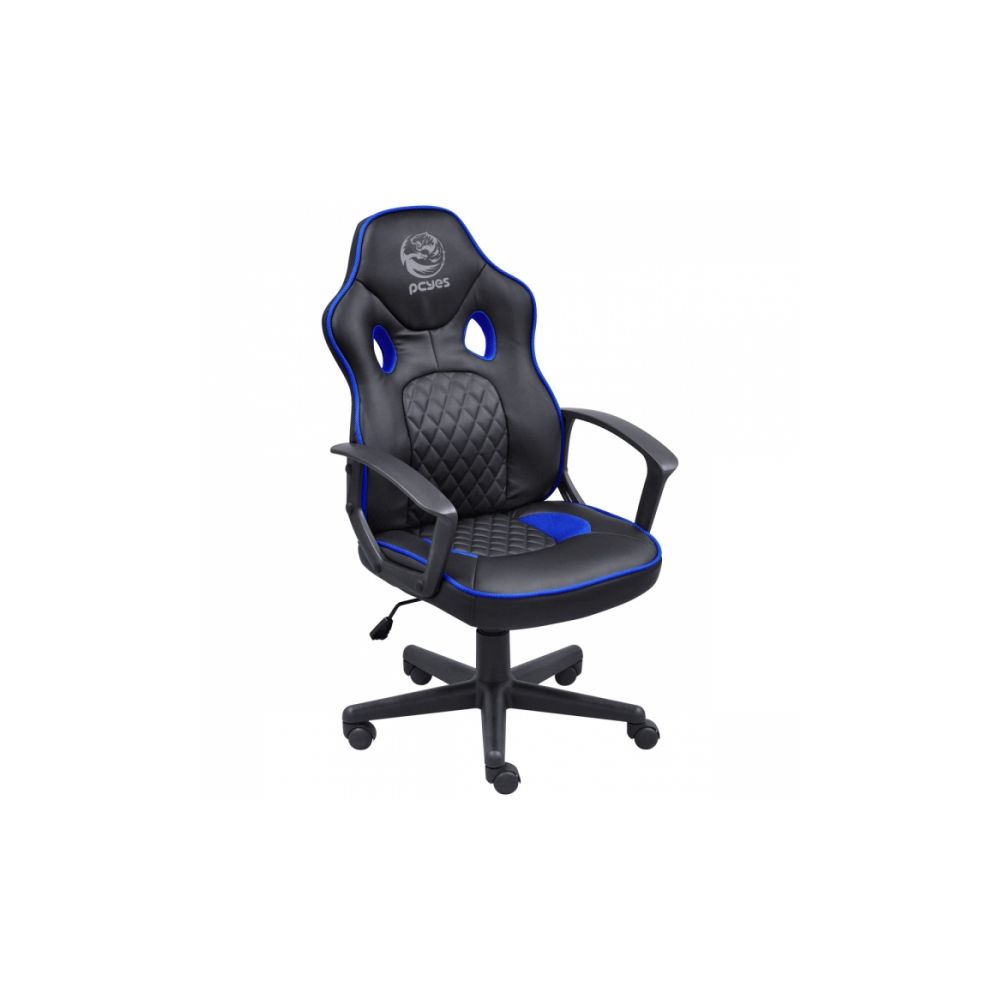 Cadeira Gamer Mad Racer STI Master Preto e Azul - PCYes