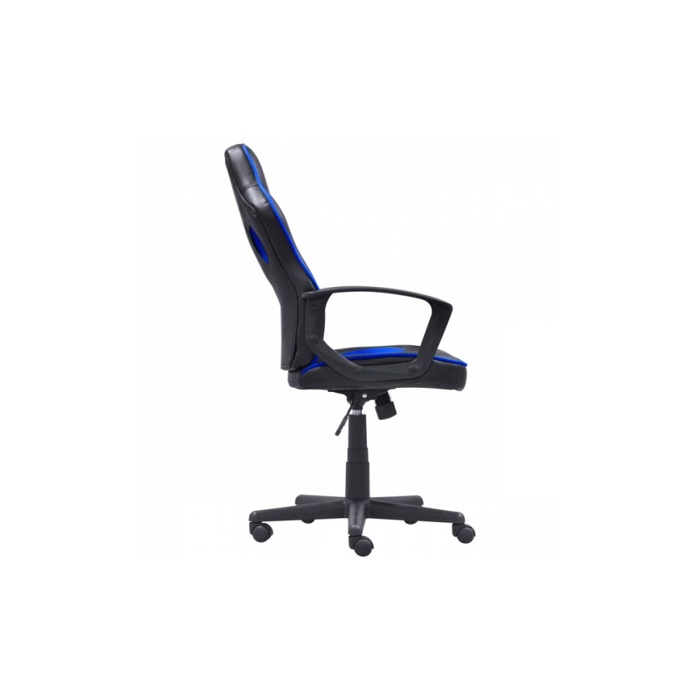 Cadeira Gamer Mad Racer STI Master Preto e Azul - PCYes