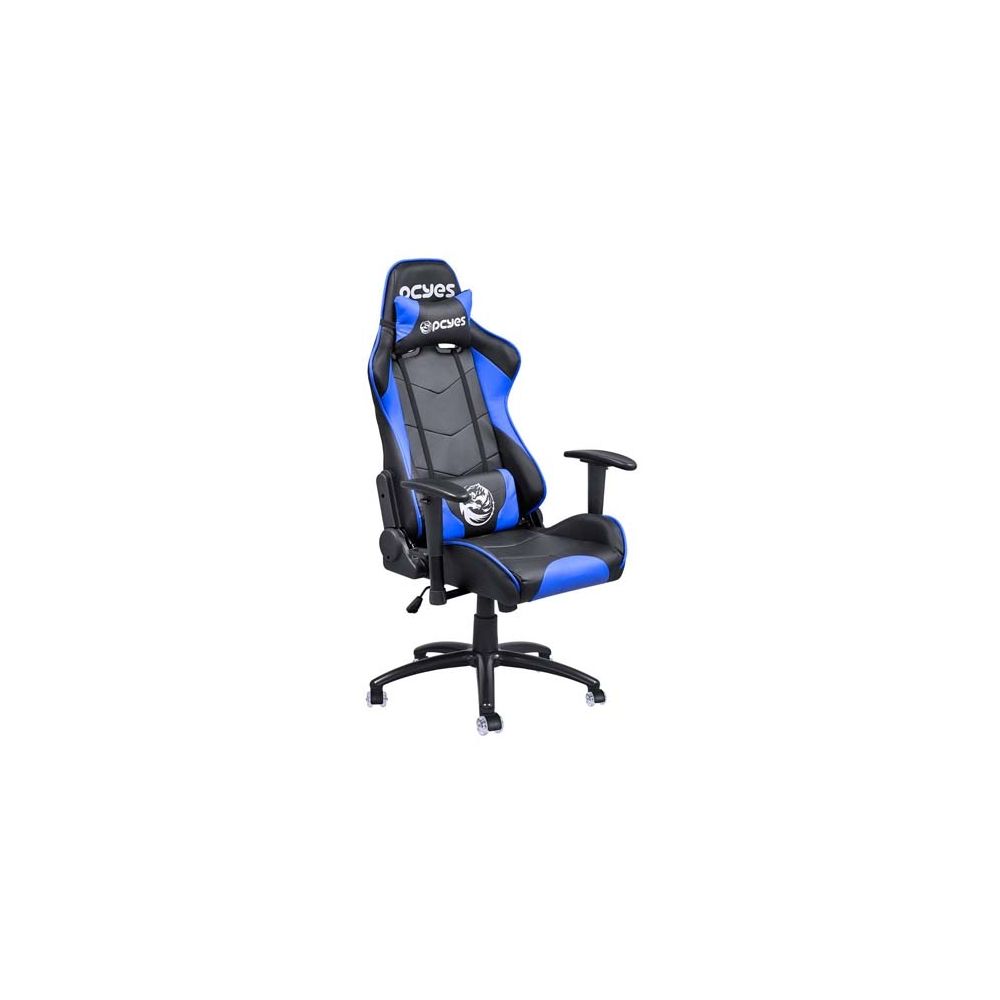 Cadeira Gamer Mad Racer V8 Azul com Rodas em Gel - MADV8AZGL - Pcyes