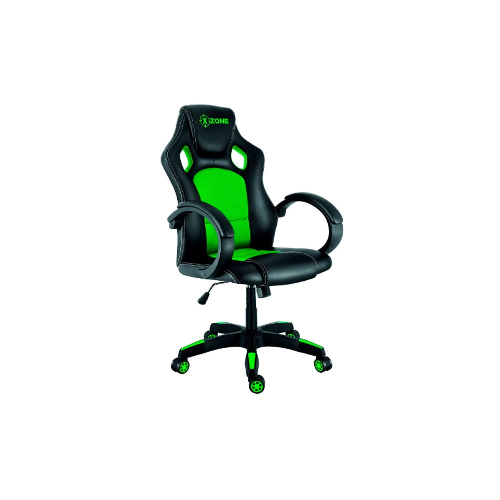 Cadeira Gamer CGR-02 Reclinável Preto e Verde - XZone