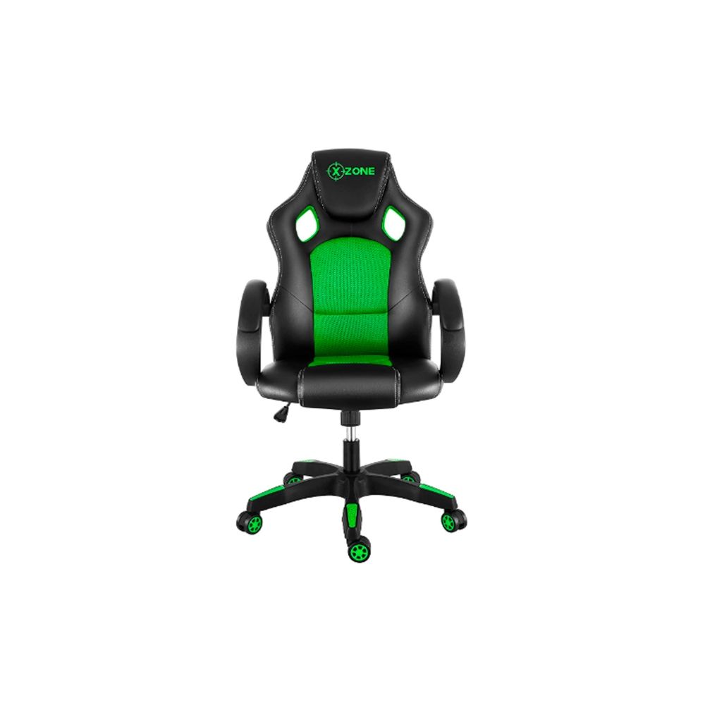 Cadeira Gamer CGR-02 Reclinável Preto e Verde - XZone