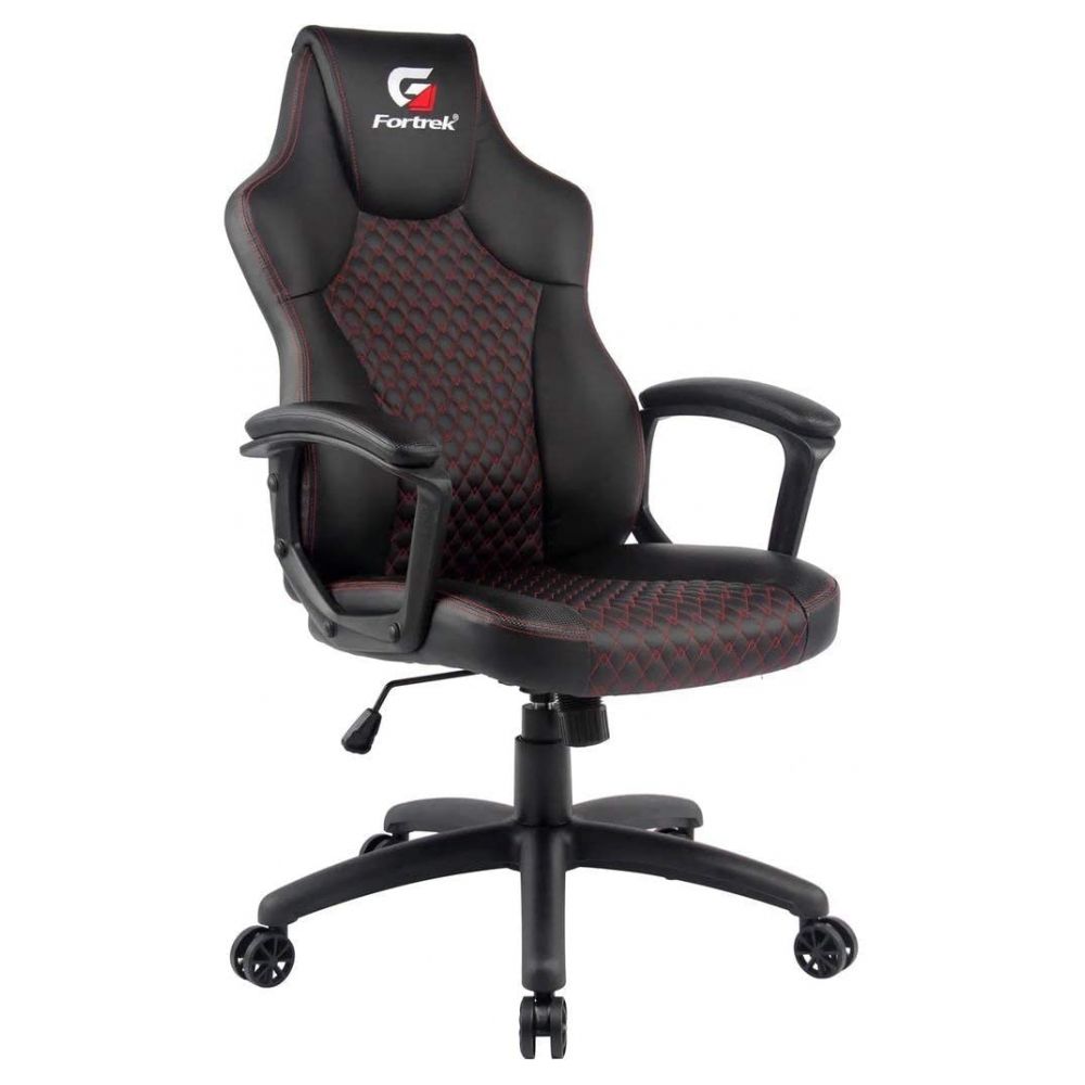 Cadeira Gamer Holt Preta e Vermelha 70502 - Fortrek