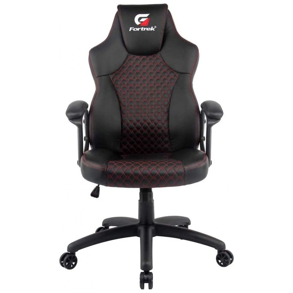 Cadeira Gamer Holt Preta e Vermelha 70502 - Fortrek