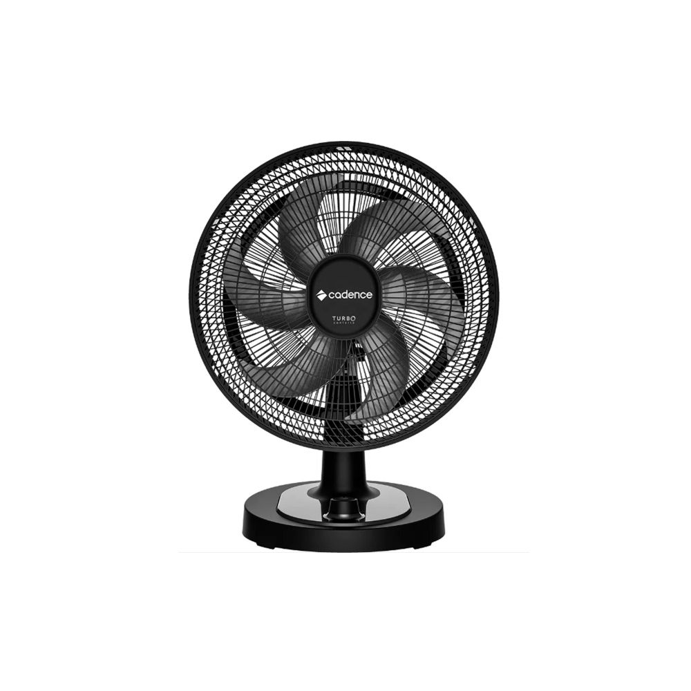 Ventilador Turbo Conforto 127V VTR470 Preto - Cadence 