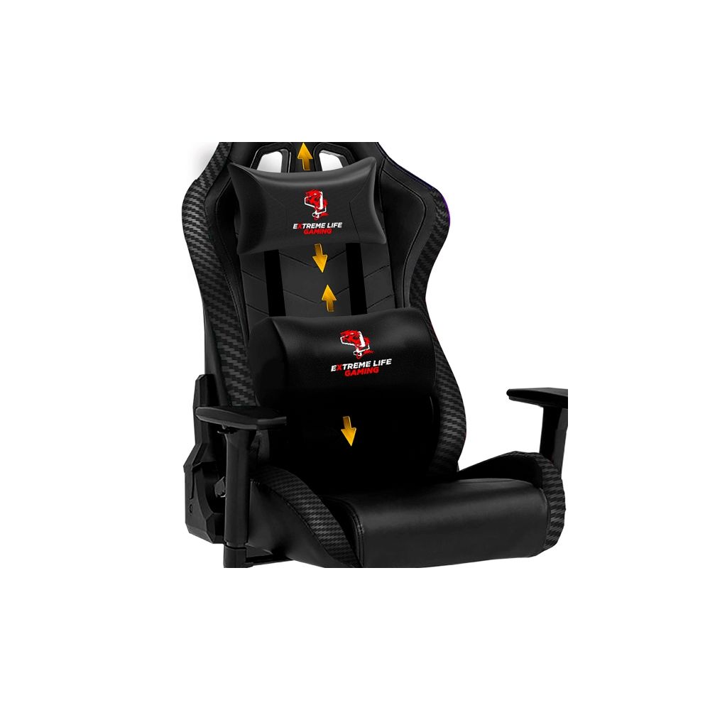 Cadeira Gamer Black Carbon com Apoio Cervical CH09CA - ELG