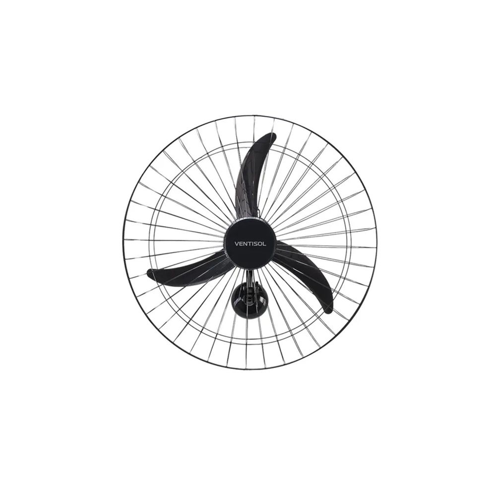 Ventilador de Parede New Premium 60cm Preto 220v - Ventisol