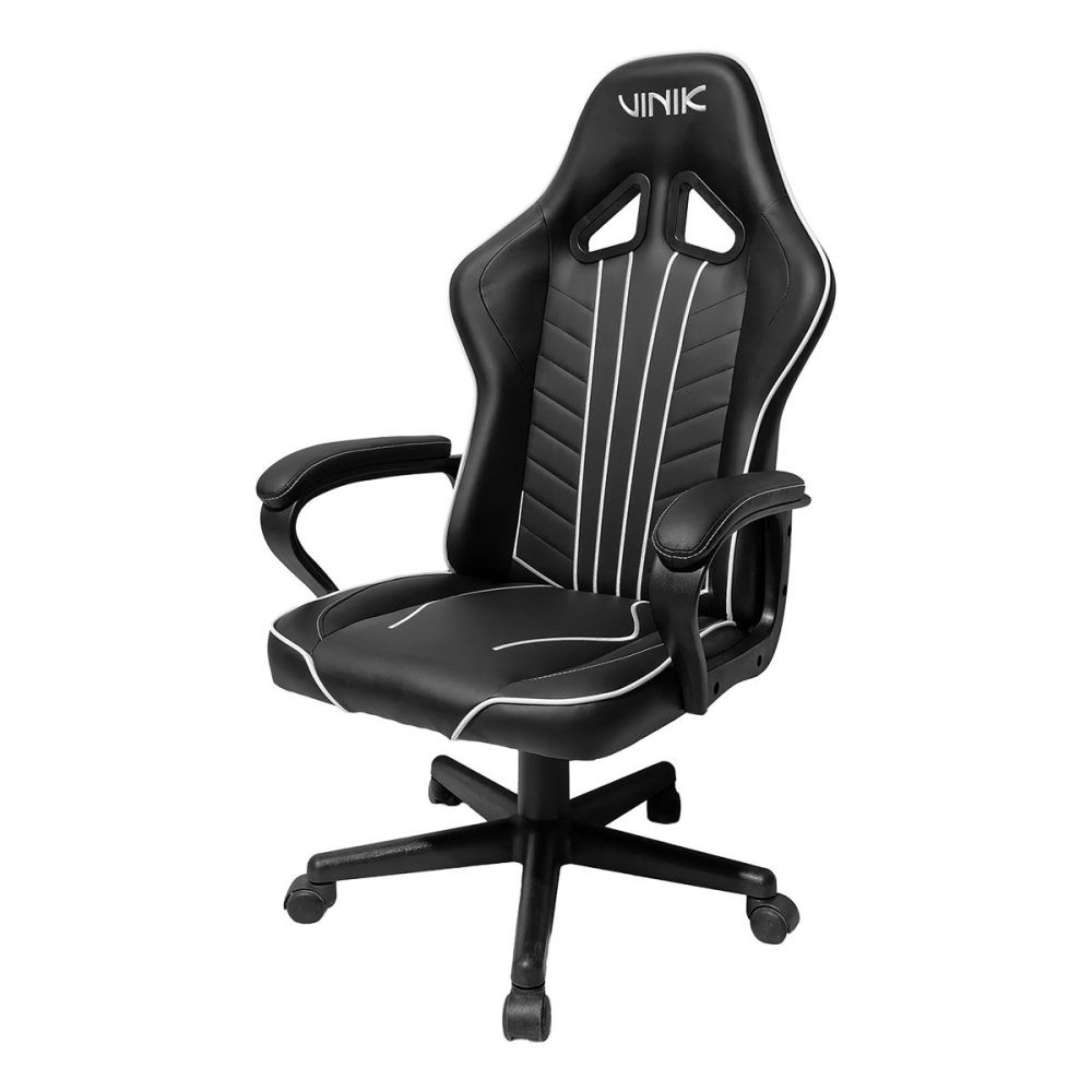 Cadeira Gamer Vega Preta e Branca – Vinik