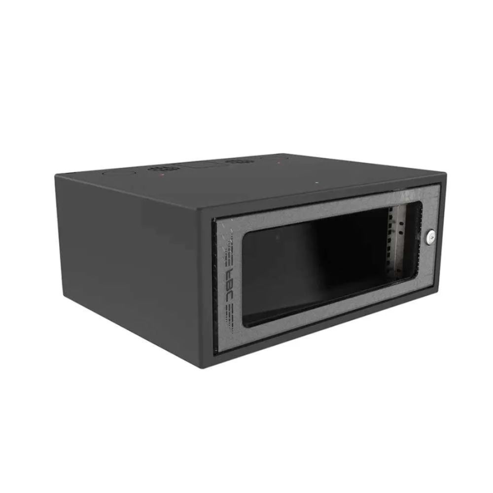 Mini Rack De Parede Cftv Em Plástico 4u 400mm - Fibracem