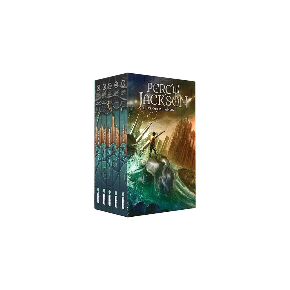 Livro - Box Percy Jackson e os Olimpianos (5 Volumes)