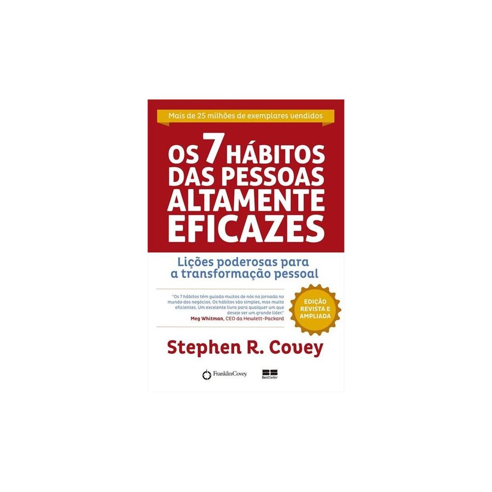 Livro Os 7 Hábitos Das Pessoas Altamente Eficazes - Stephen