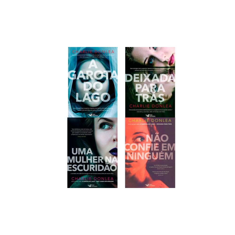 Box: A Garota do Lago 4 Volumes - Charlie Donlea