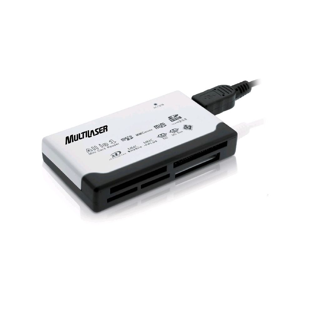 Leitor de Cartão 46 em 1 AC076 USB - Multilaser