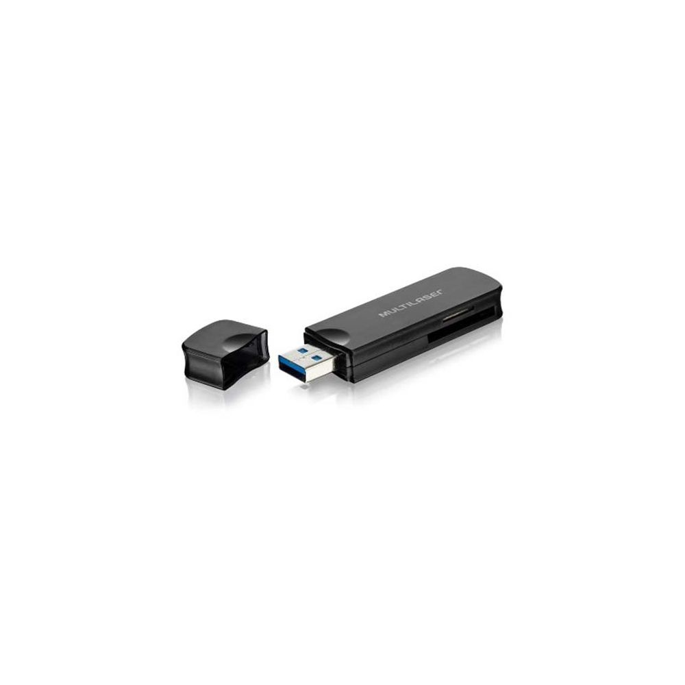 Leitor de Cartão AC290 USB 3.0 Preto - Multilaser 