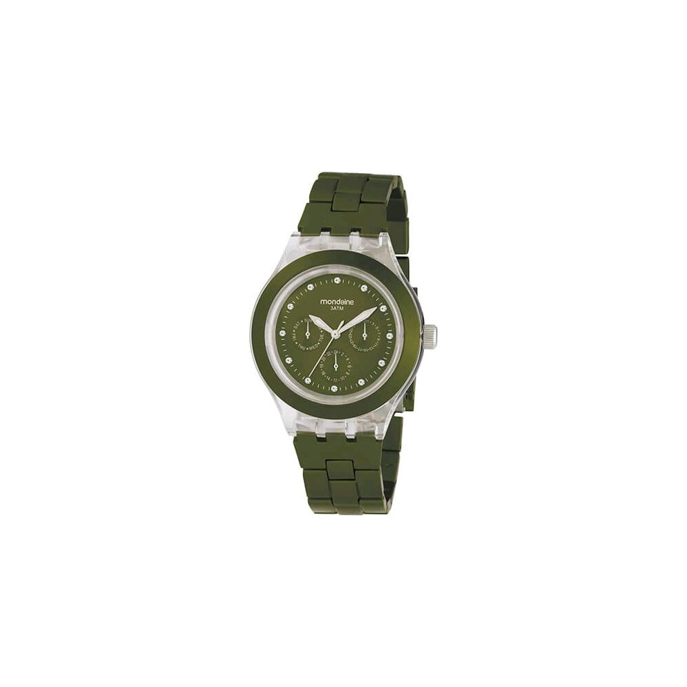 Relógio Feminino Casual Analógico Verde 94147LPMEPY7 - Mondaine