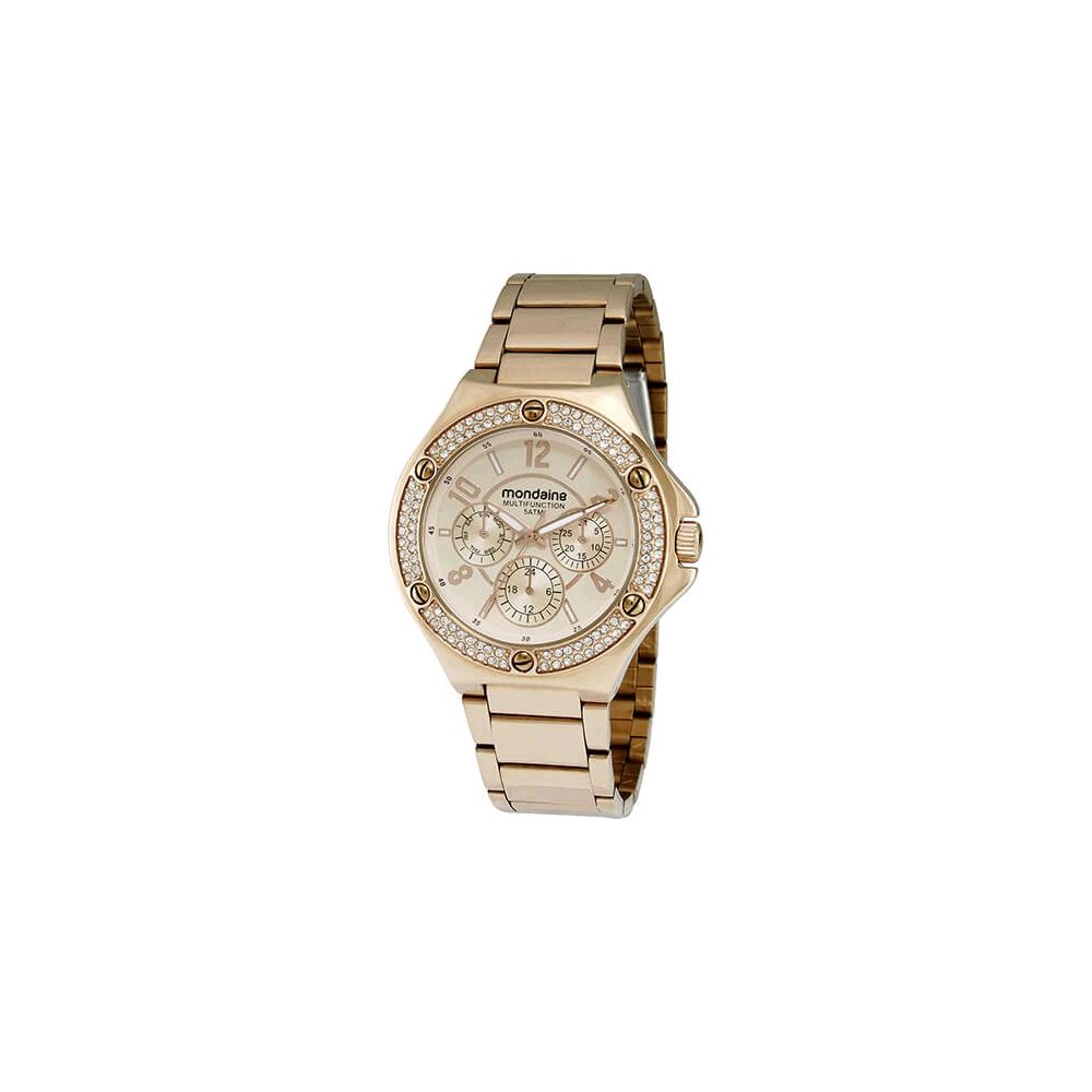 Relógio Feminino Mondaine Analógico Multifunção 94475LPMGRS1  - Mondaine