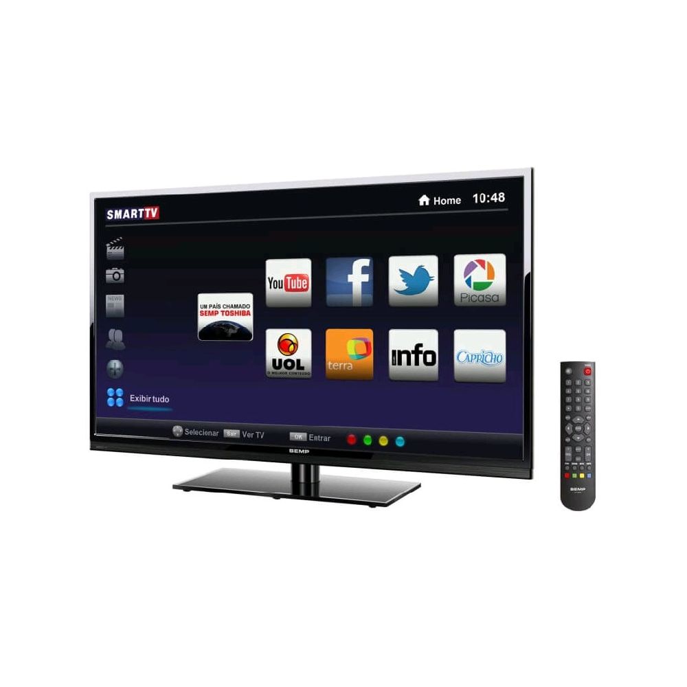 Smart TV Led Semp Toshiba 49 Polegadas Full HD com Wi-Fi HDMI USB