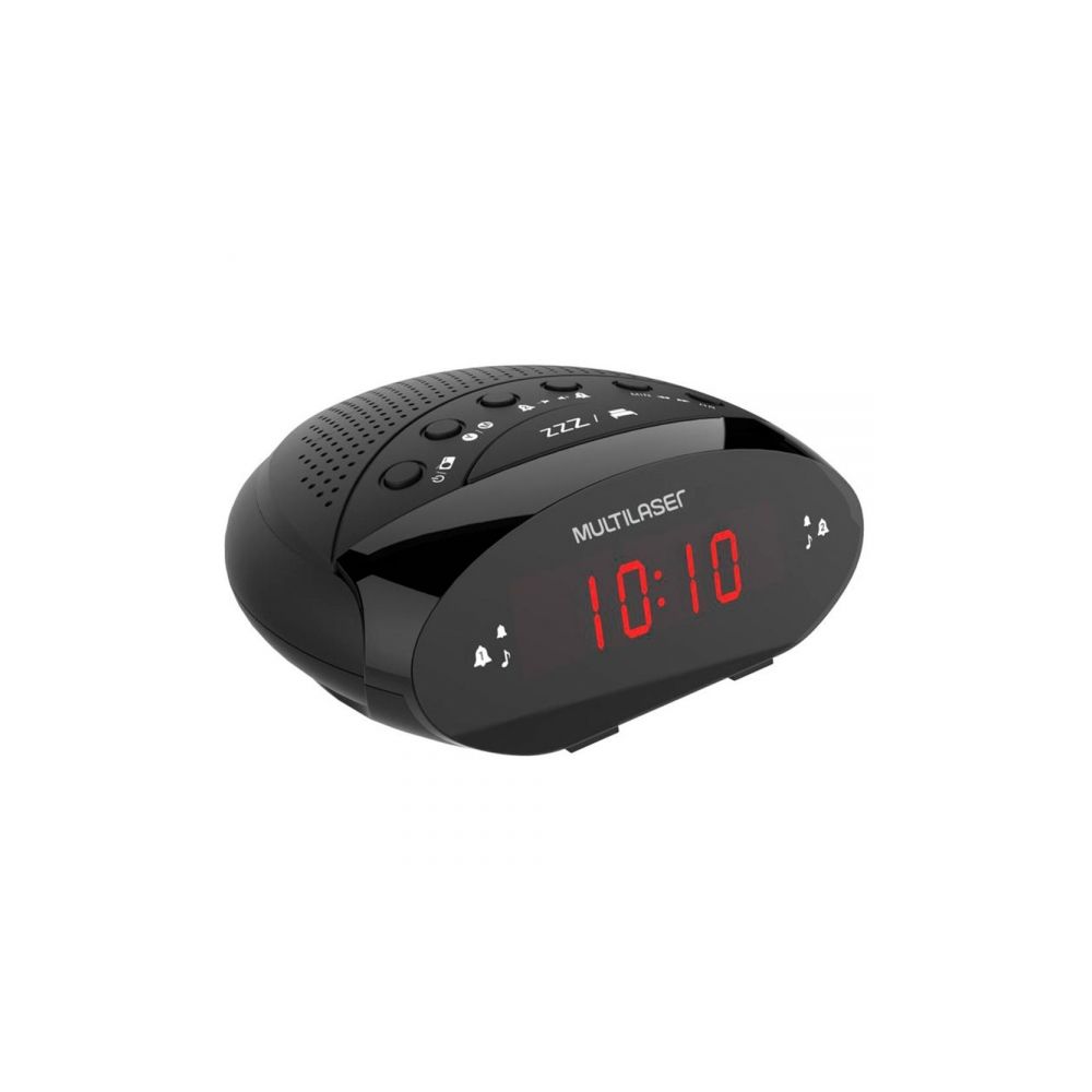 Rádio Relógio FM 3W RMS Bivolt SP352 - Multilaser