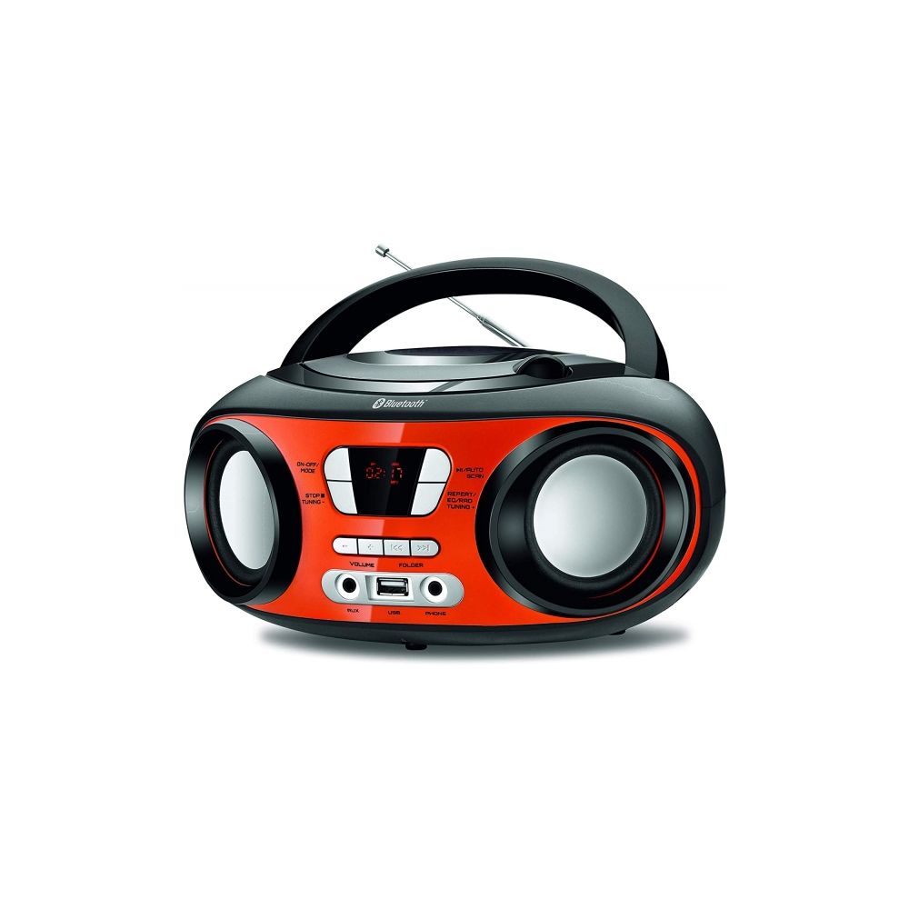 Rádio Portátil  Bivolt Preto e Laranja BX-18 -  Mondial