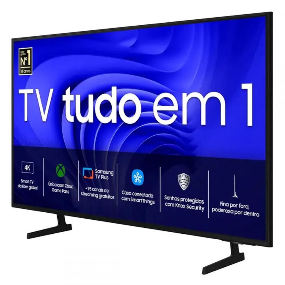 Smart Big TV 85'' 4K Crystal UHD Preto - Samsung