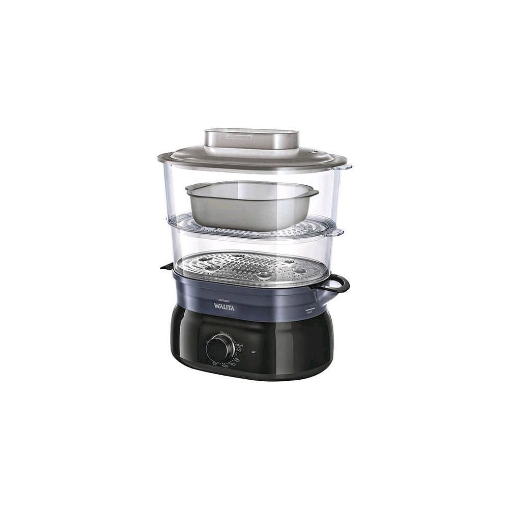 Panela a Vapor Philips Walita Daily Ri9116 5 litros Preta - Philips Walita