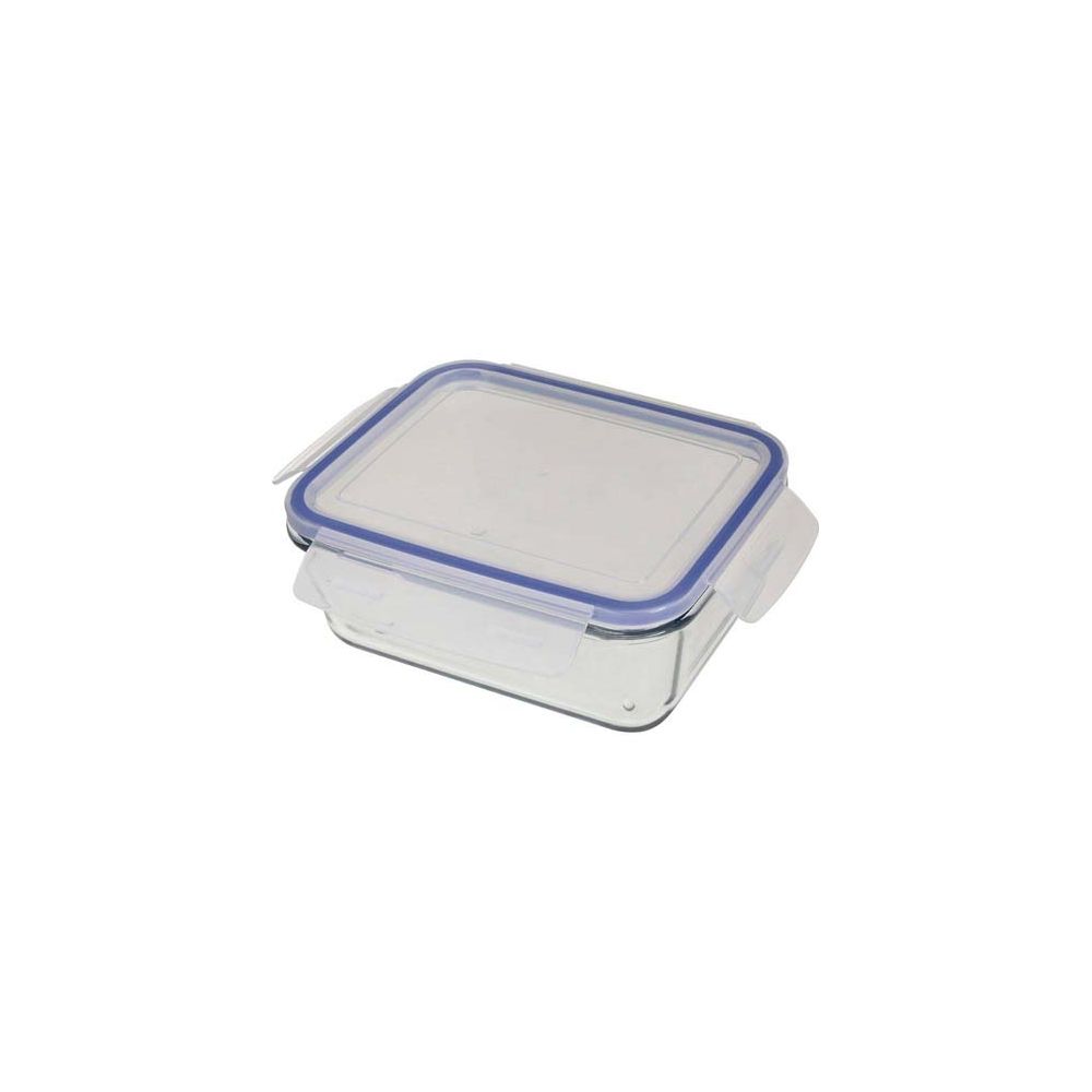 Pote Refratário Retangular Com Tampa 1.5L Glass 7774 - Mor