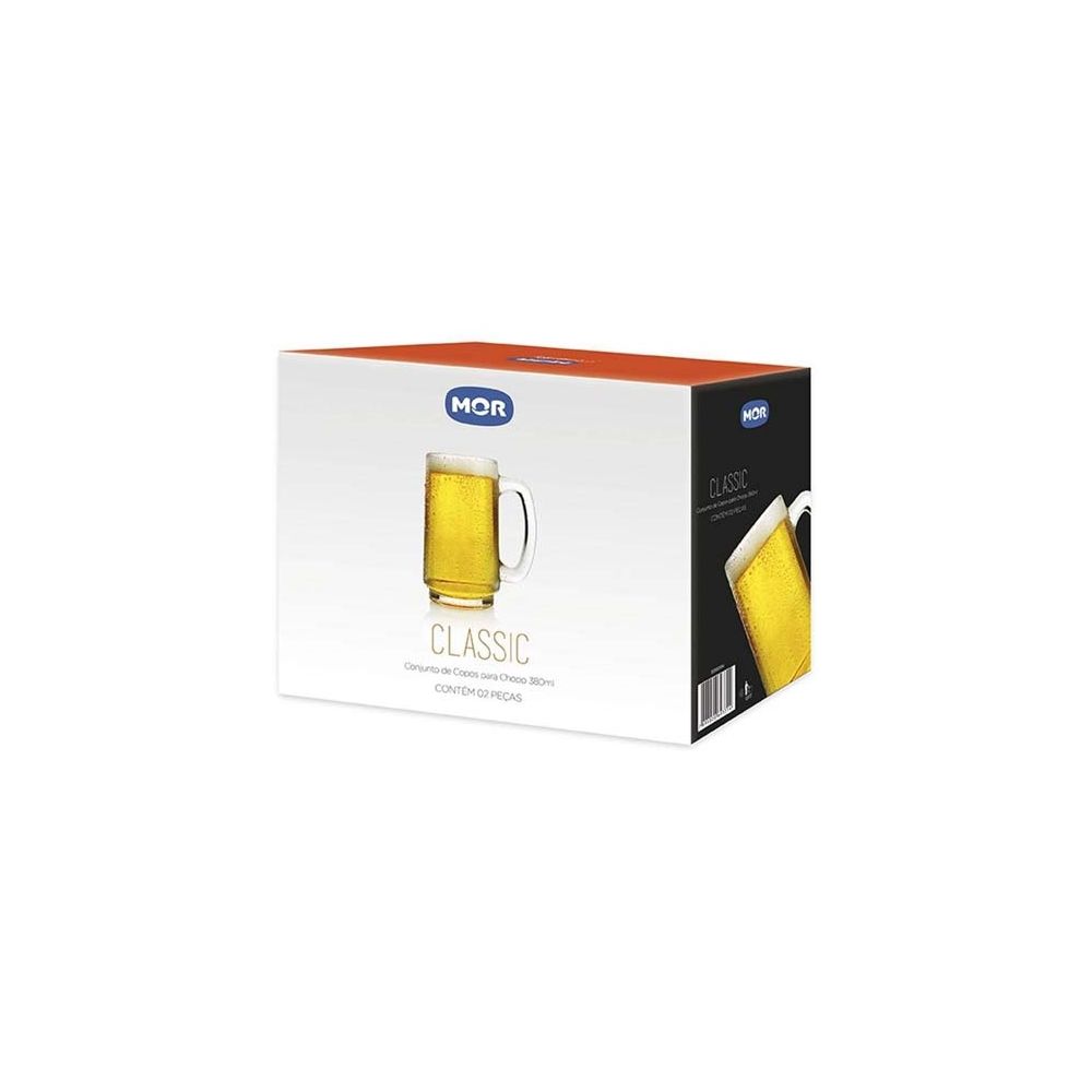 Conjunto Copo Chopp Classic 380ml 2 Peças - MOR