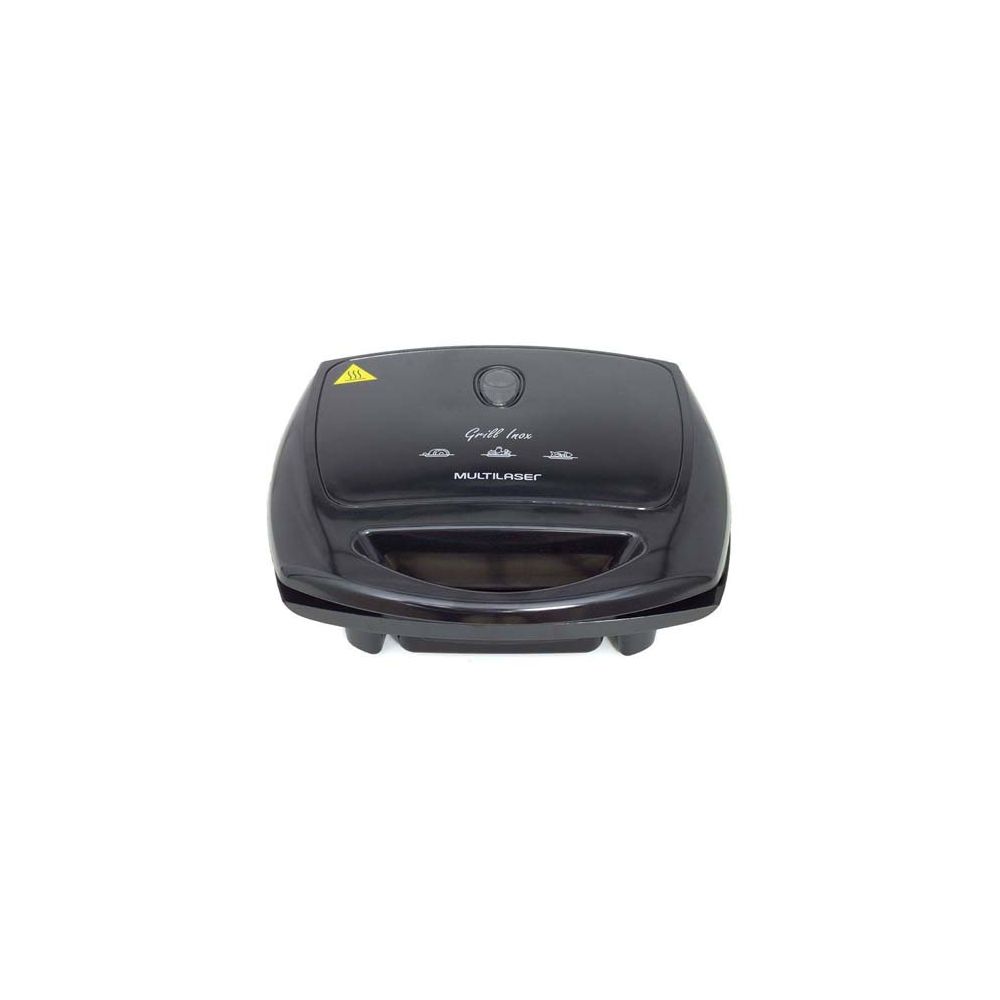 Super Grill Inox Preto 1200W Multilaser - 220V