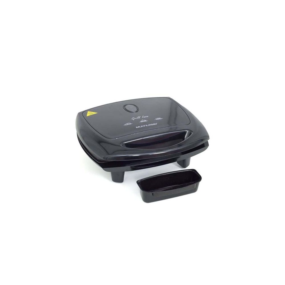 Super Grill Inox Preto 1200W Multilaser - 220V