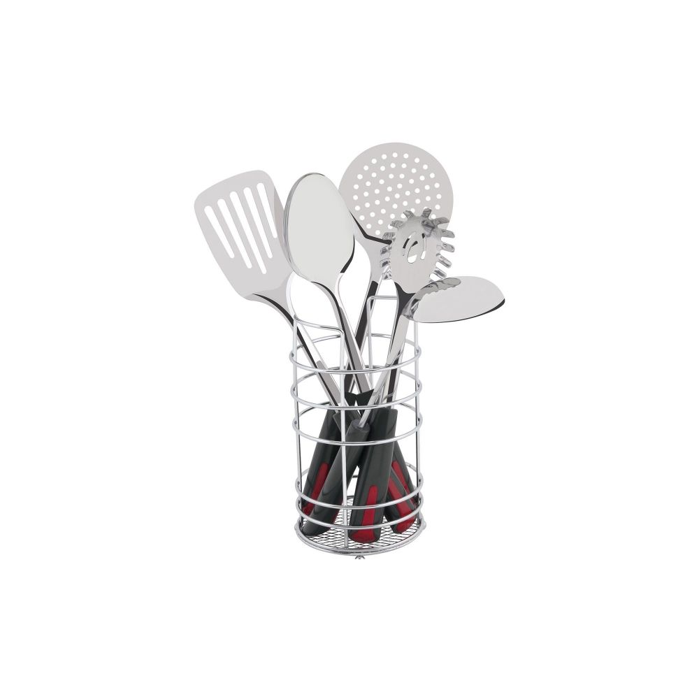 Conjunto Utensílios para Cozinha Inox Aroma 6 Peças MOR