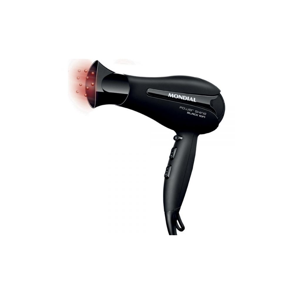 Secador de Cabelos Power Shine Black 220V SC-13 - Mondial