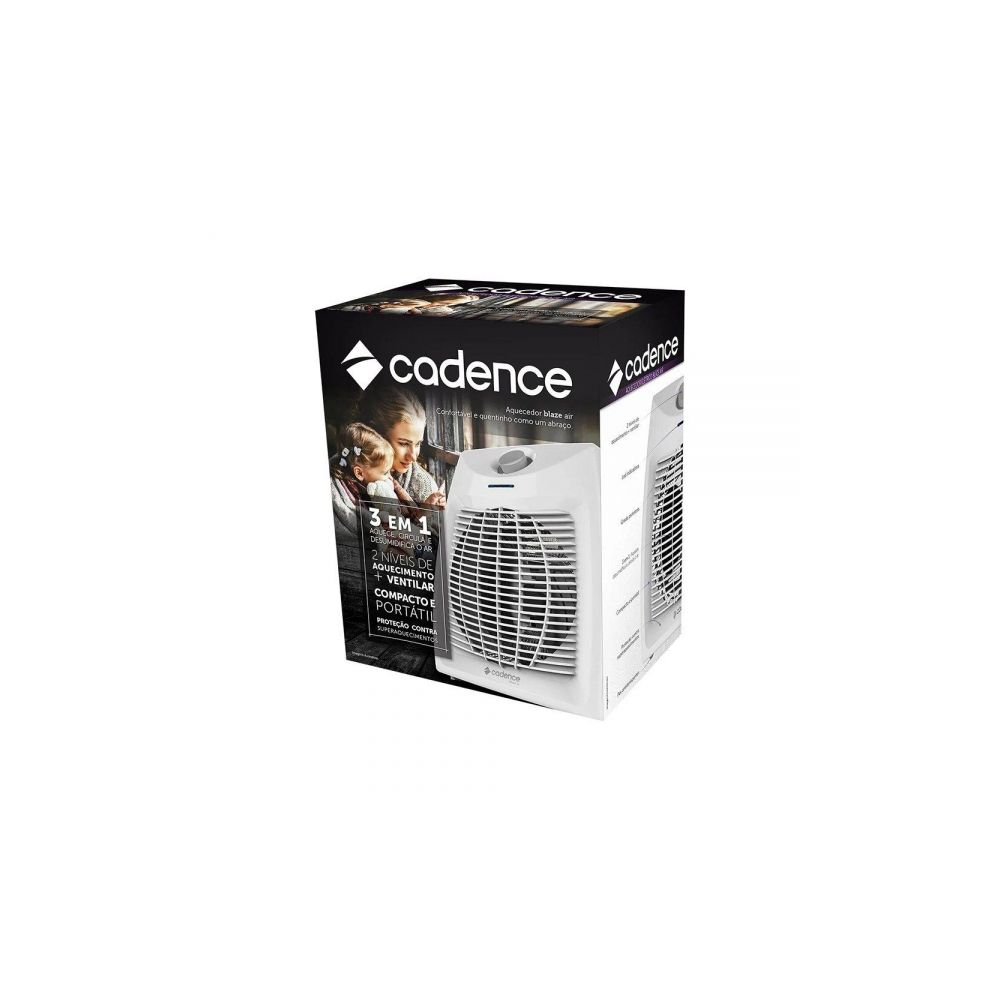 Aquecedor Elétrico Blaze Air 1500W 110V AQC421 - Cadence