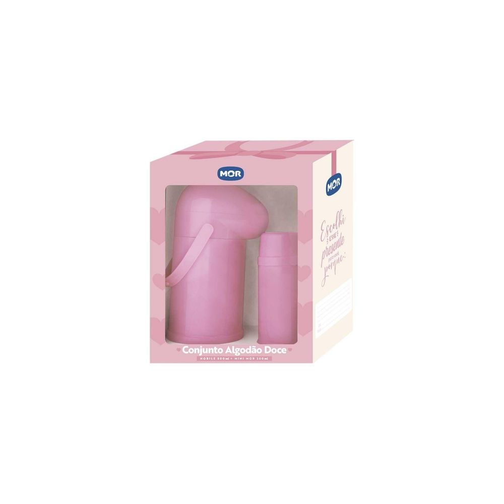 Conjunto Algodão Doce Nobile 500ml Mini 250ml - Mor