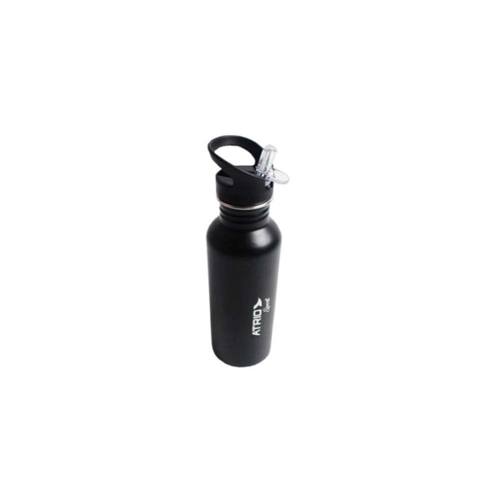 Garrafa Squeeze Preto Sport 600ml Térmica - Atrio