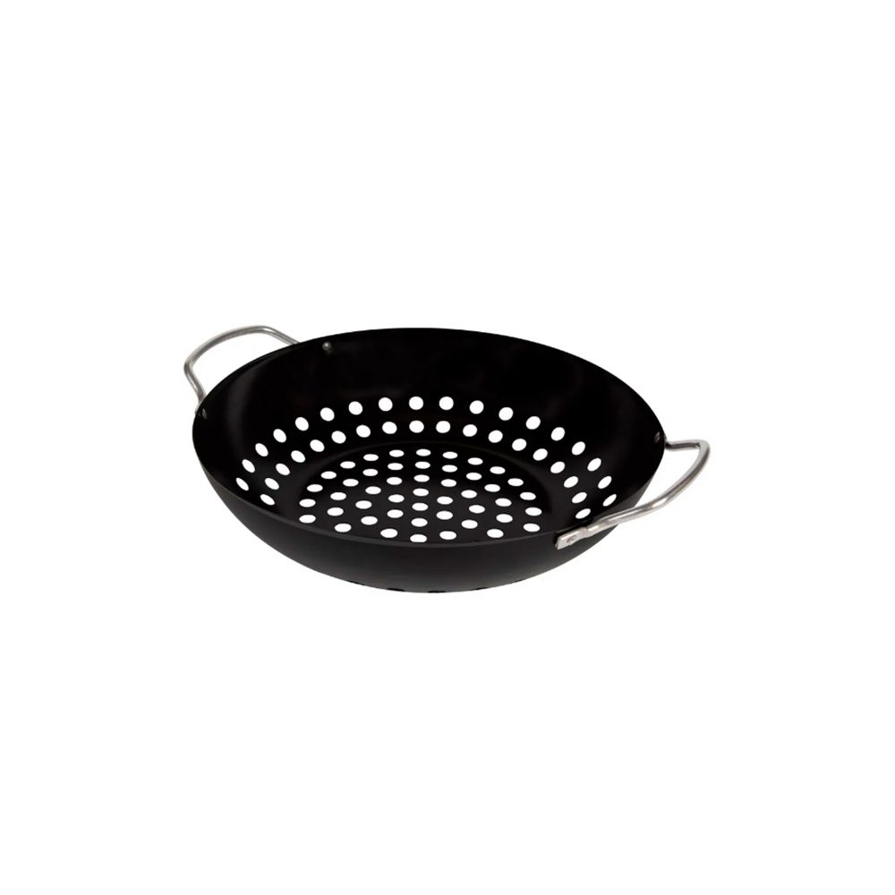 Frigideira Wok Antiaderente para Grelhar Preto 003374 - Mor