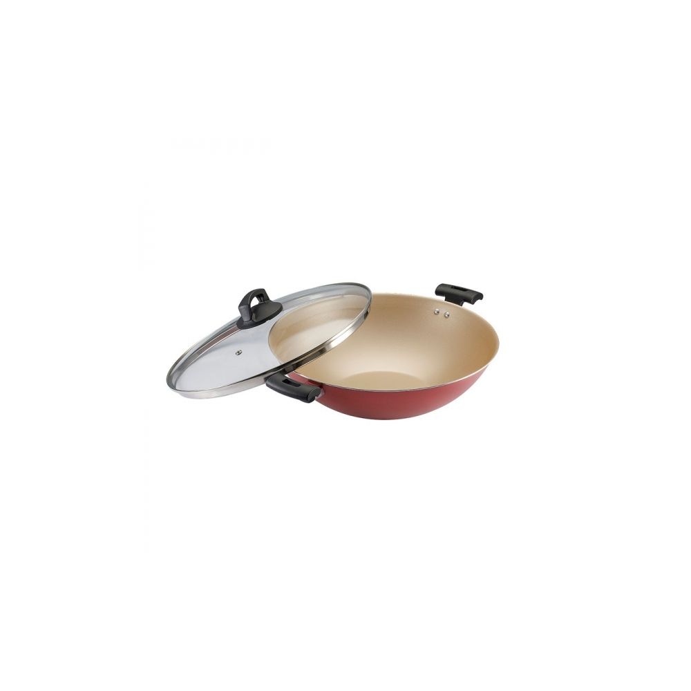 Panela Wok Antiaderente Cereja Premium - Panelux