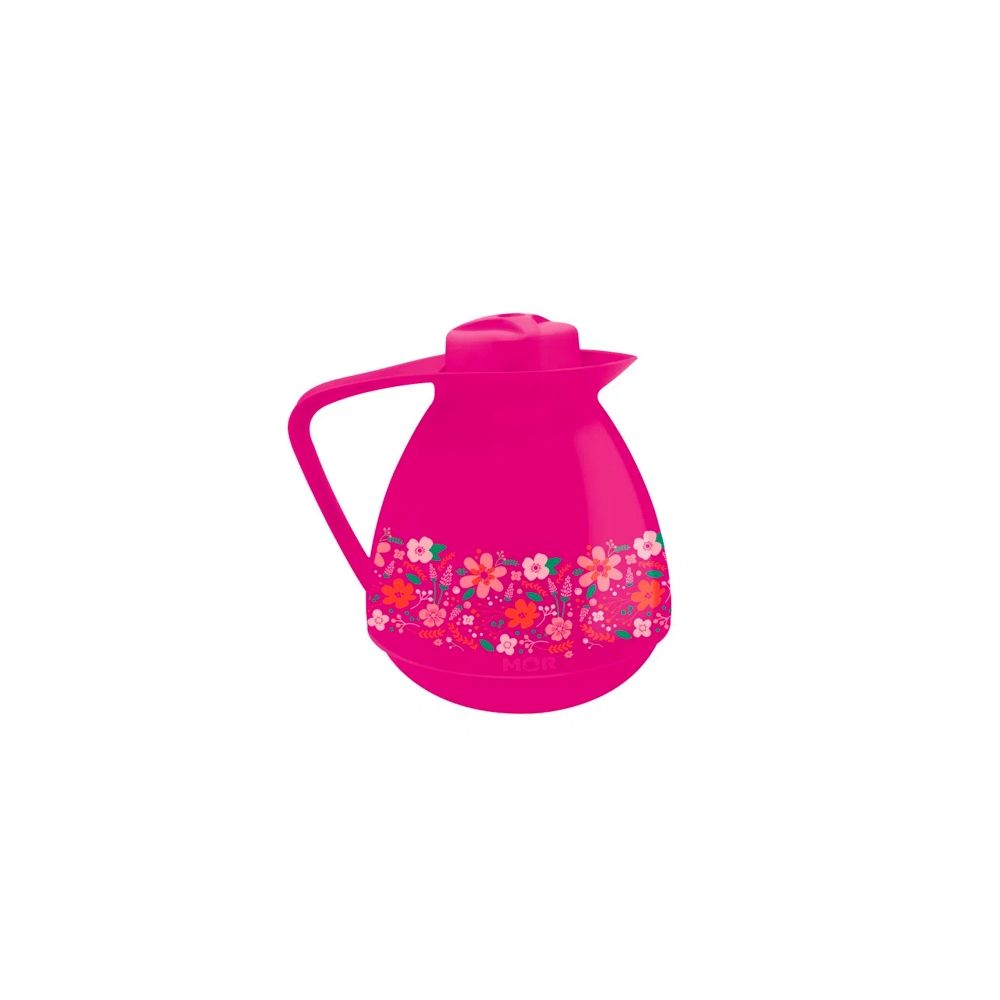 Bule Amare 650ml Decorado Rosa - MOR