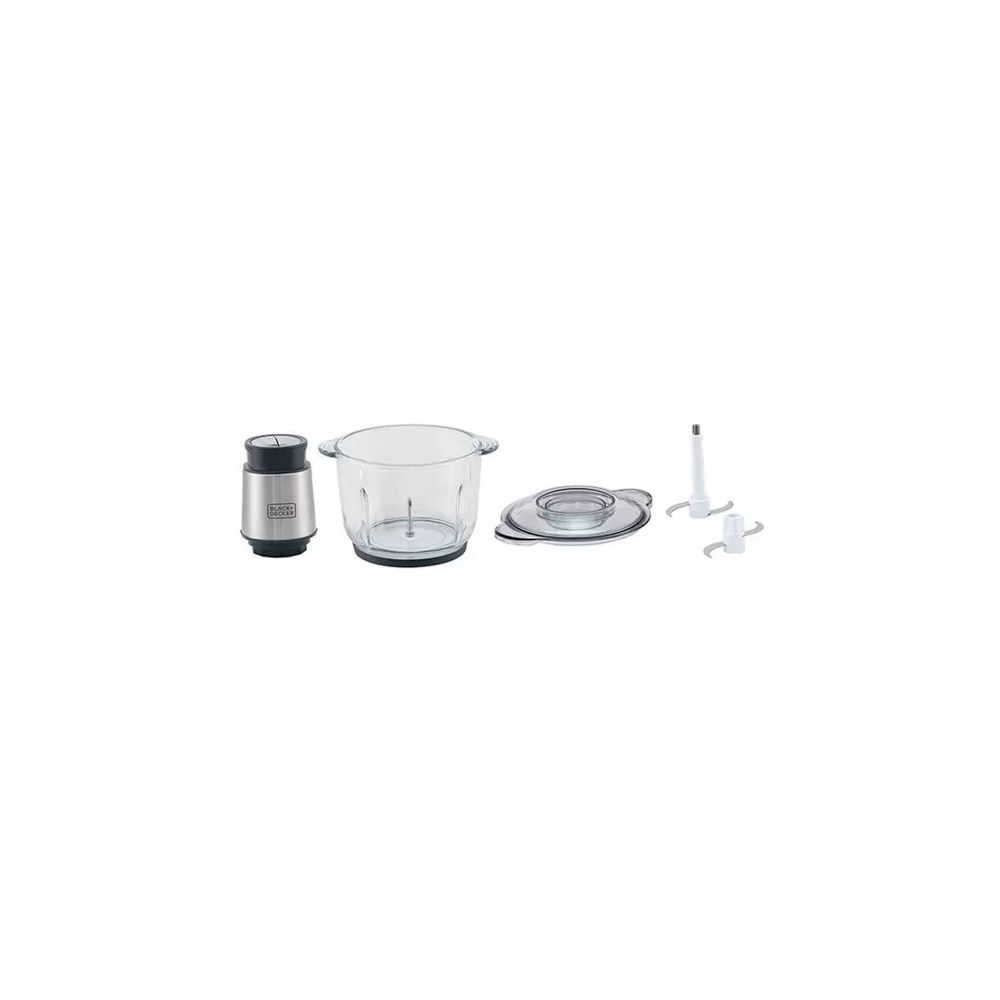 Miniprocessador Inox Gourmand Gris 220V MP300G Black+Decker