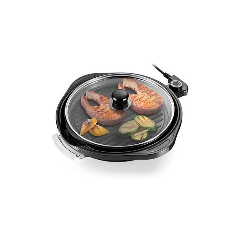 Panela Grill Gourmet Antiaderente 30cm 220V CE054 Multilaser