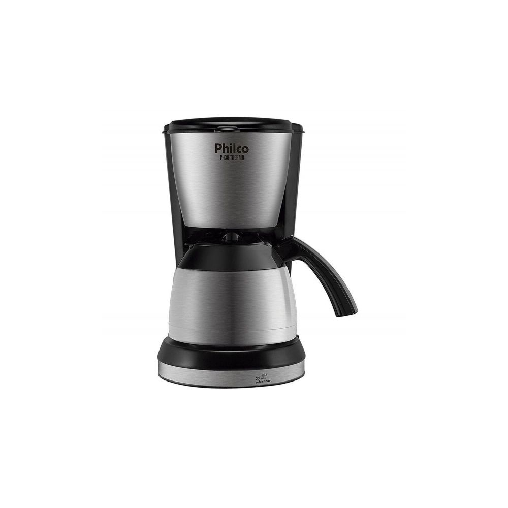 Cafeteira Thermo PH30 Preto com Prata 220V - Philco