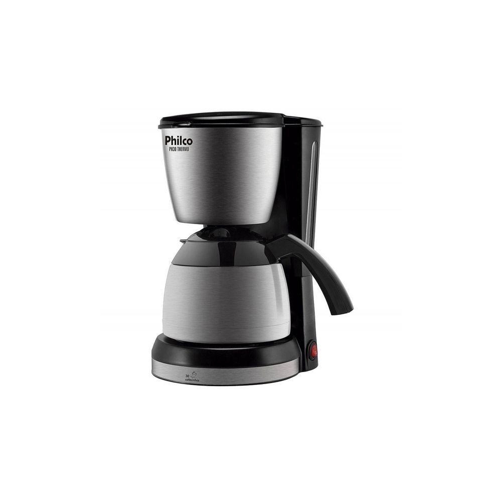 Cafeteira Thermo PH30 Preto com Prata 220V - Philco