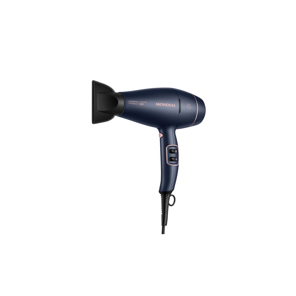 Secador de Cabelos InfraRed 2.000W Azul 220V - Mondial