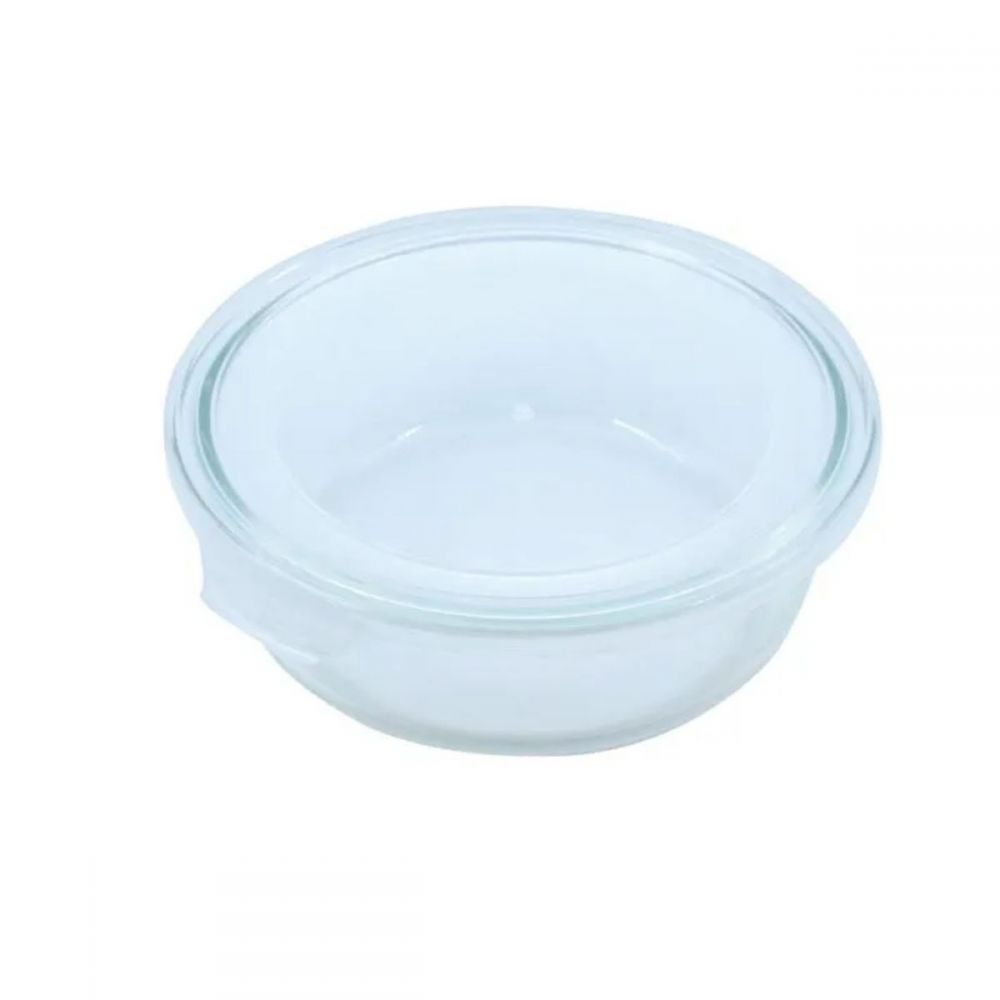 Pote de Vidro Redondo com Tampa 950ml – MOR