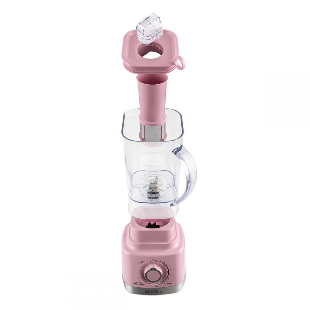Liquidificador Rosa 6 lâminas 3L 1200W 220V - Britânia
